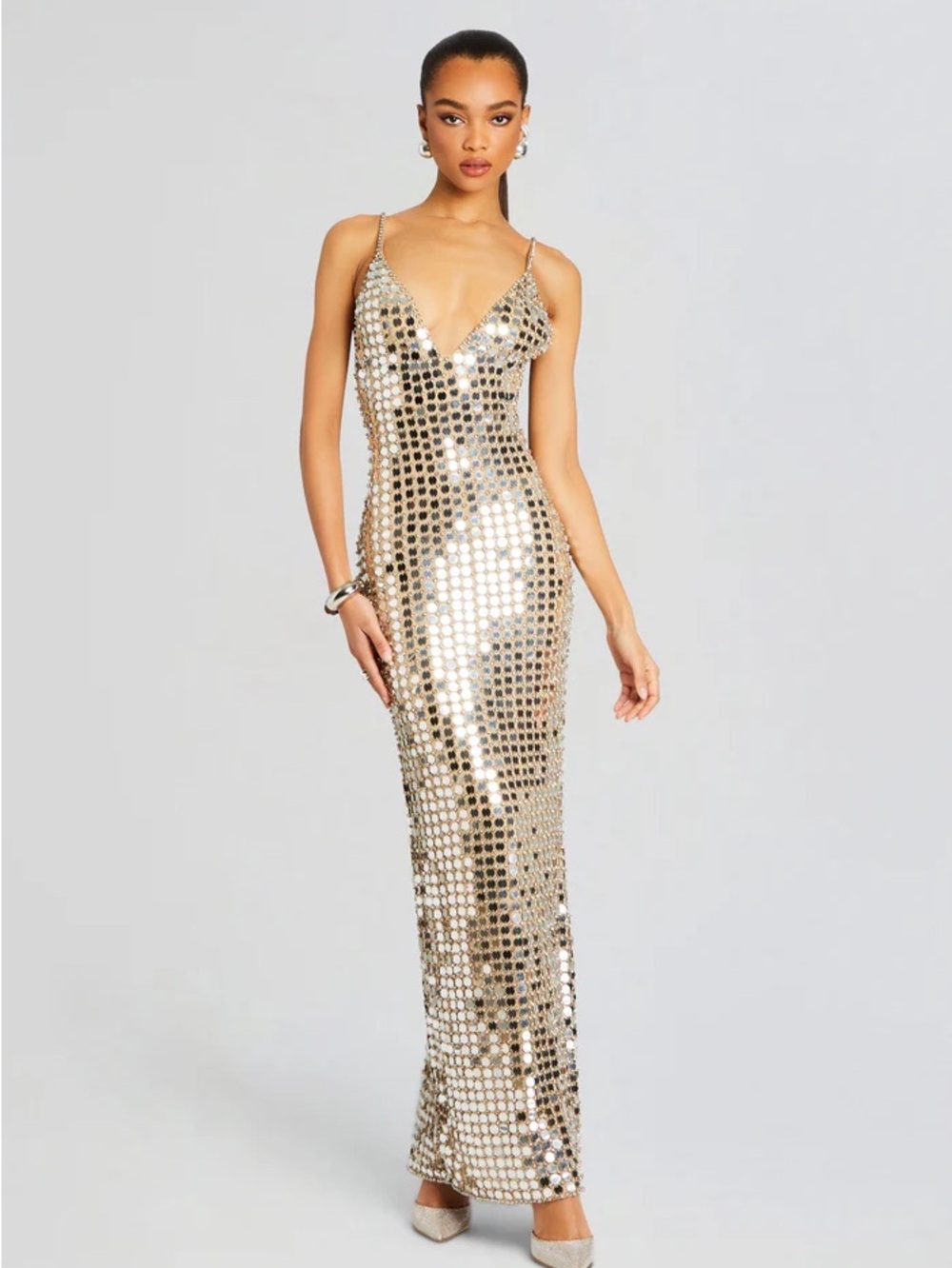 Retrofete Perri Dress in Champagne Dust NWT